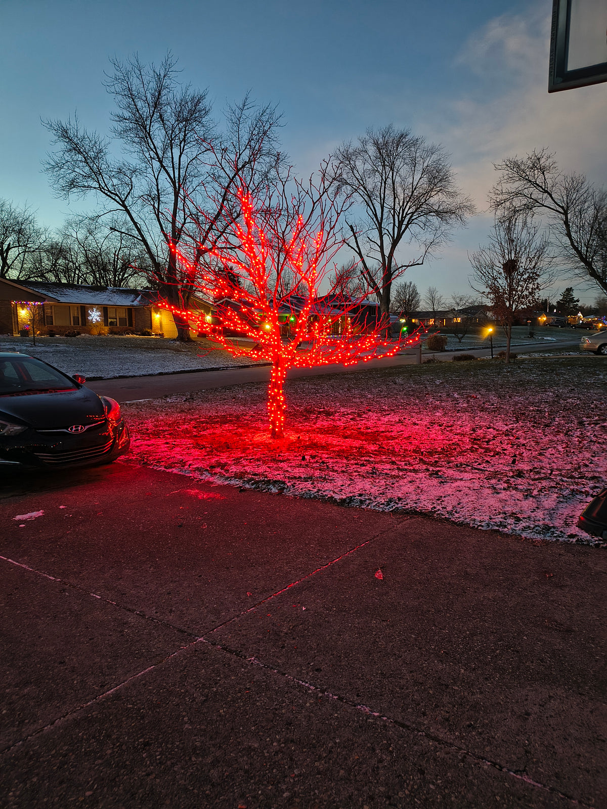 Johnson Seasonal Services Christmas lighting project