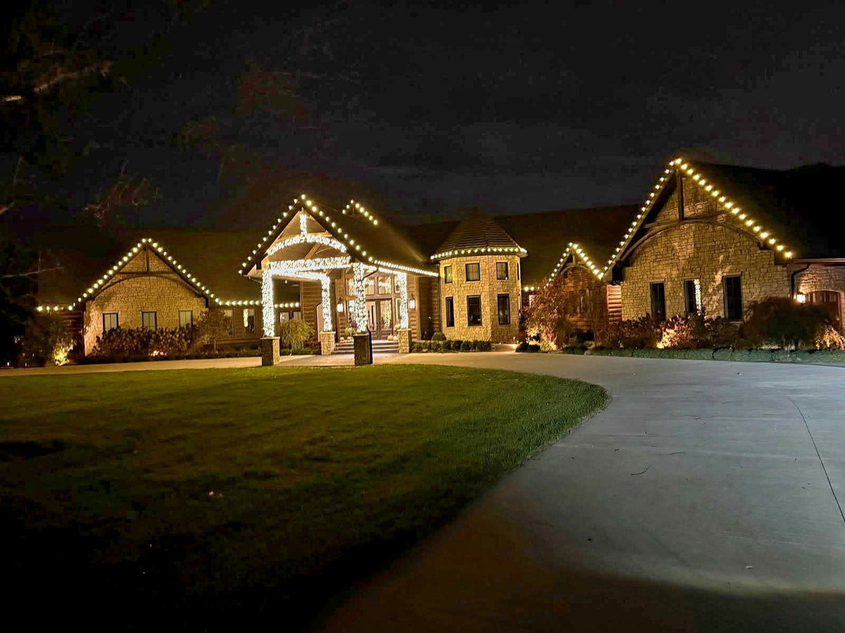 Johnson Seasonal Services Christmas lighting project