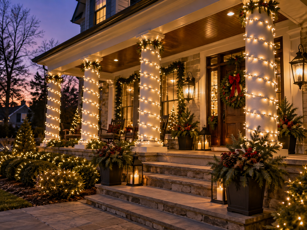 Professional Christmas lighting