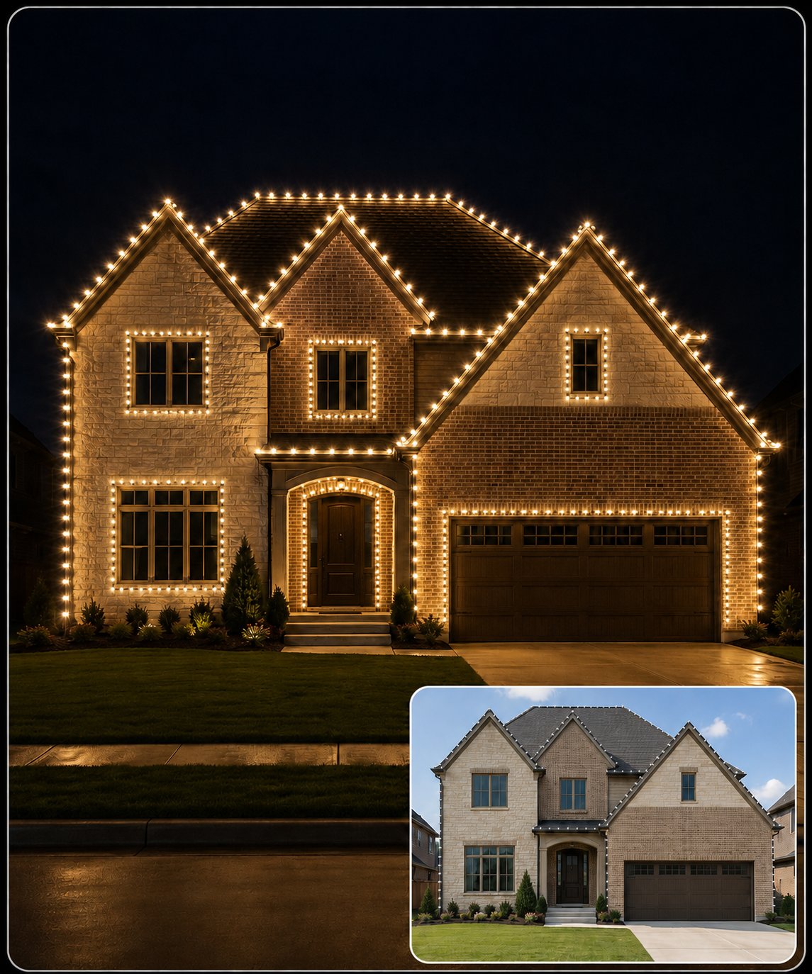Full Gingerbread lighting example